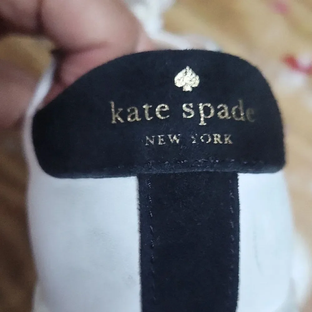 Kate Spade White and Black Athletic Shoes